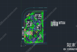 園林設(shè)計圖,禪意院子園林設(shè)計圖