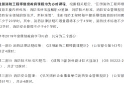 注冊消防工程師繼續教育規定的簡單介紹