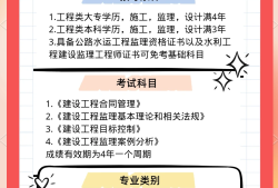 監理工程師一級考試報名條件,監理工程師一級考試報名條件要求