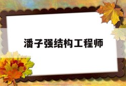 潘子強結構工程師結構工程師證書查詢