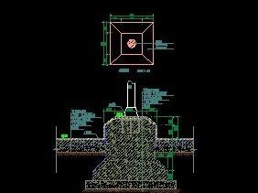 旗桿基礎旗桿基礎施工圖