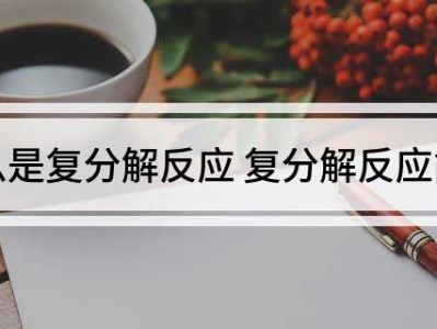 復分解反應的定義復分解反應的定義和特點