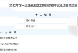 一級消防工程師成績什么時候公布,一級消防工程師成績