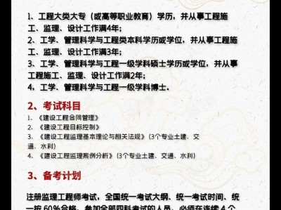 全國監理工程師考試報考條件,全國監理工程師考試報考條件級別