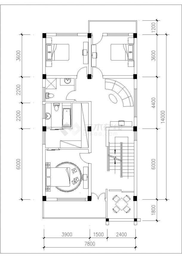 獨棟別墅圖紙獨棟別墅圖紙設計  第1張