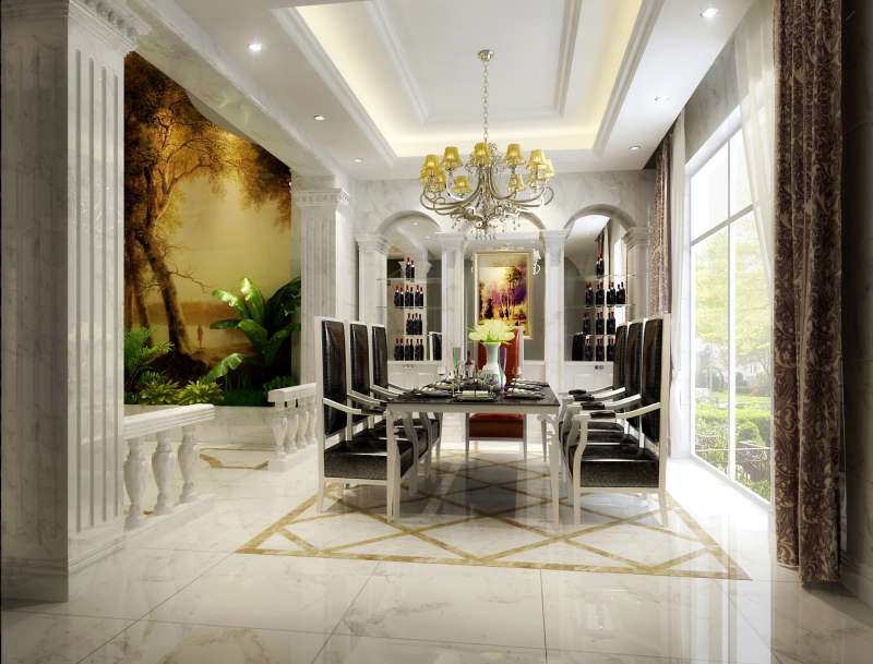 別墅室內裝修設計圖紙及效果圖大全2018,別墅裝修效果圖大全2013圖片  第2張