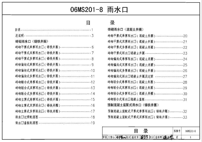 雨水口圖集16s51842雨水口圖集  第1張
