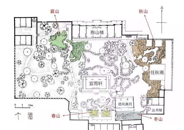個園平面圖,個園平面圖高清圖 第1張 個園平面圖,個園平面圖高清圖 第1張