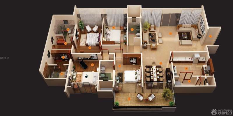 70平房屋設計平面圖,房屋設計平面圖 第2張 70平房屋設計平面圖,房屋設計平面圖 第2張