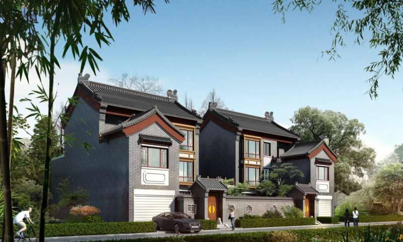 農村一層四合院效果圖四合院效果圖 第1張 農村一層四合院效果圖四合院效果圖 第1張