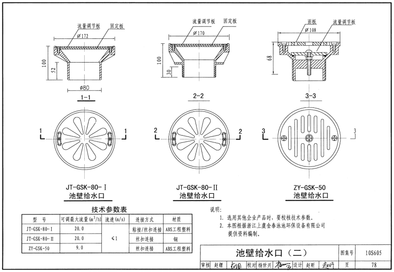 水池圖集,鋼筋混凝土蓄水池圖集 第1張 水池圖集,鋼筋混凝土蓄水池圖集 第1張