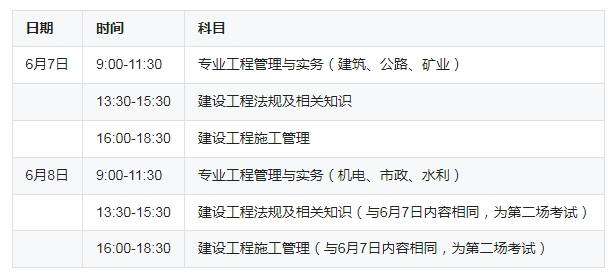 二級建造師考試科目及時間二級建造師考試科目 第1張 二級建造師考試科目及時間二級建造師考試科目 第1張