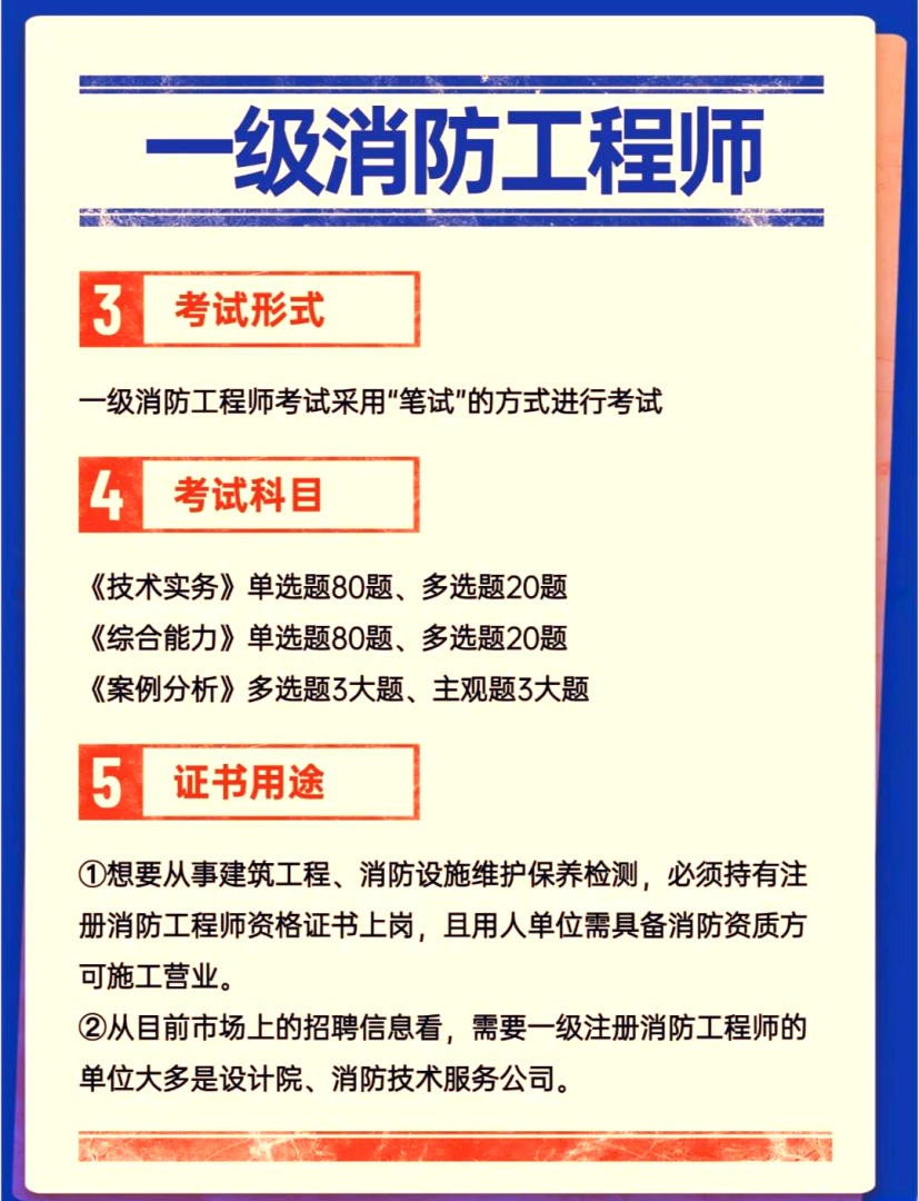 考消防工程師需要具備哪些條件想考消防工程師需要什么條件  第1張