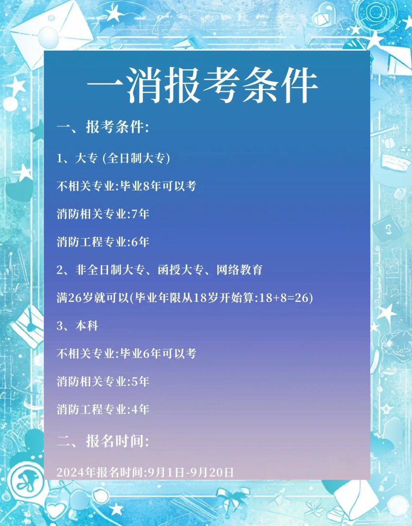 一級消防工程師報名規定一級消防工程師報名需要什么條件  第1張