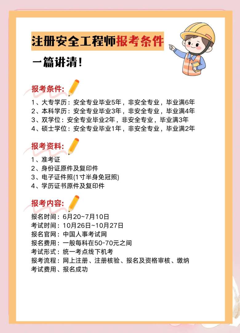 安全工程師考取條件安全工程師證怎么考取需要什么條件  第2張