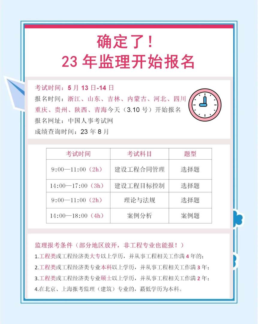 2021年內(nèi)蒙古監(jiān)理工程師報名時間,內(nèi)蒙古監(jiān)理工程師考試報名  第1張