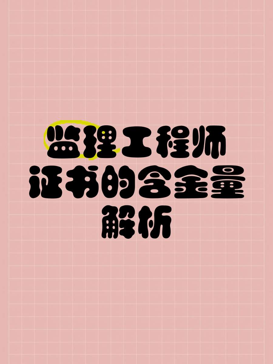 監(jiān)理檢測考試什么金檢監(jiān)理工程師  第1張