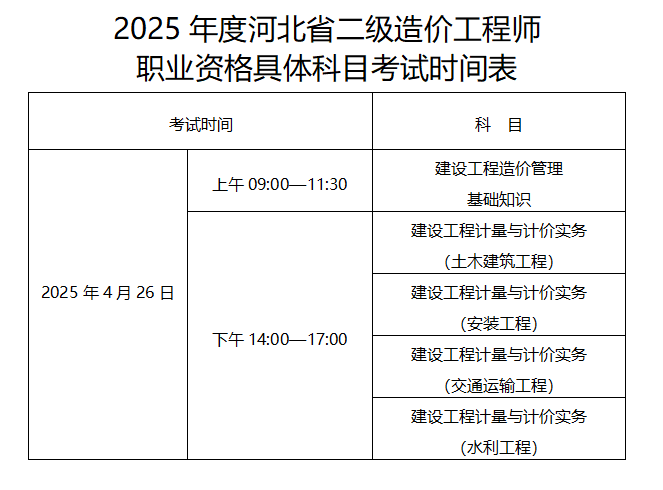 二級結構工程師考試科目及時間,二級結構工程師科目時間  第1張