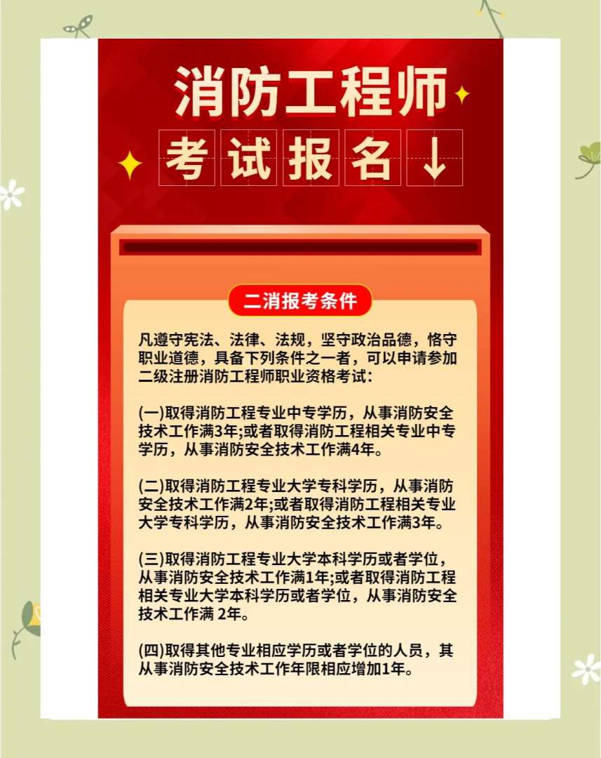 考二級消防工程師證有用嗎,考二級消防工程師的條件  第1張
