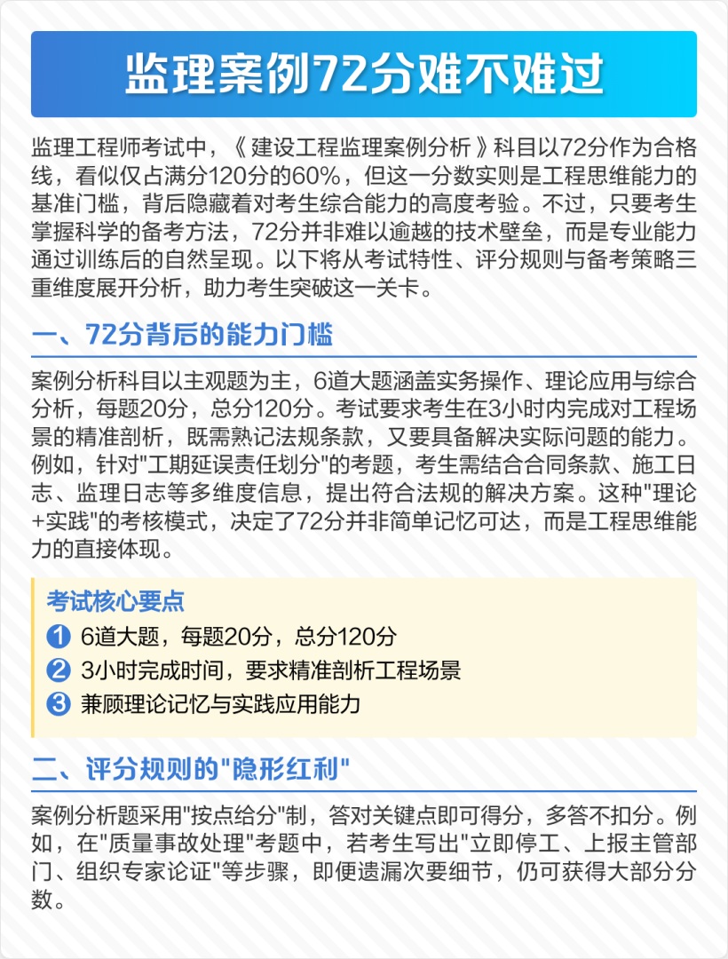 監理工程師案例分析學習,監理工程師案例分析有哪幾科 第1張 監理工程師案例分析學習,監理工程師案例分析有哪幾科 第1張