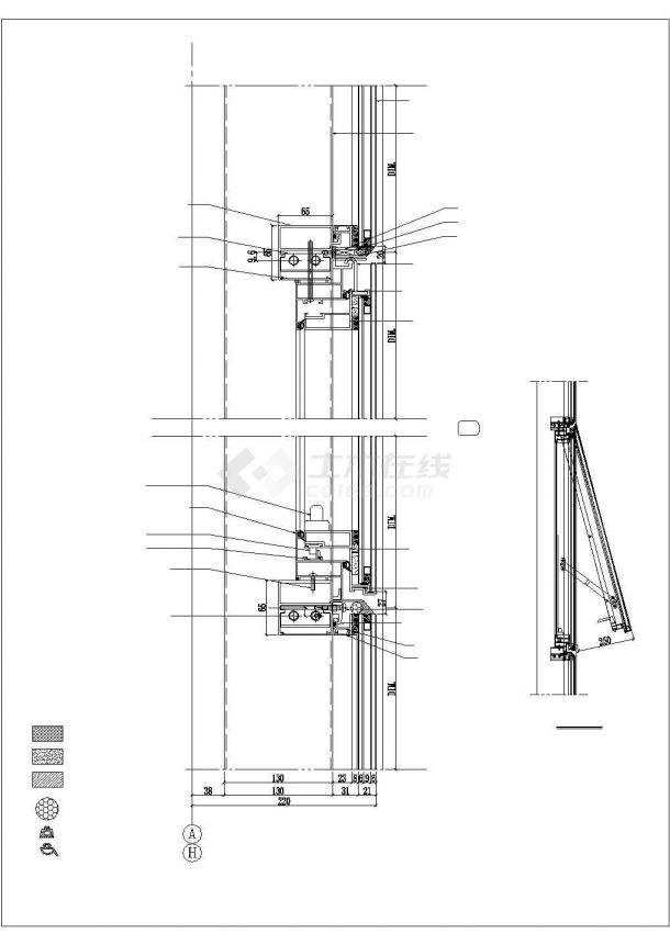 玻璃幕墻施工圖,玻璃幕墻施工圖識圖 第2張 玻璃幕墻施工圖,玻璃幕墻施工圖識圖 第2張