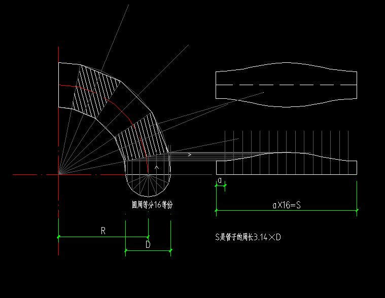 彎頭放樣,彎頭放樣計算公式 第2張 彎頭放樣,彎頭放樣計算公式 第2張